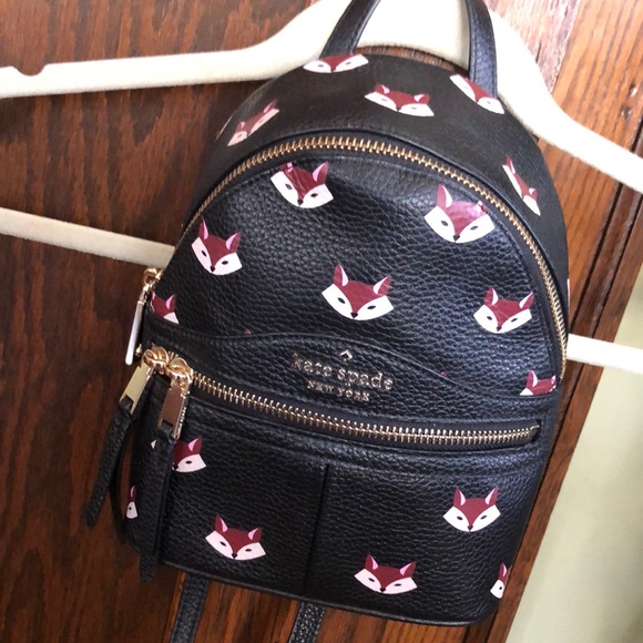kate spade fox backpack